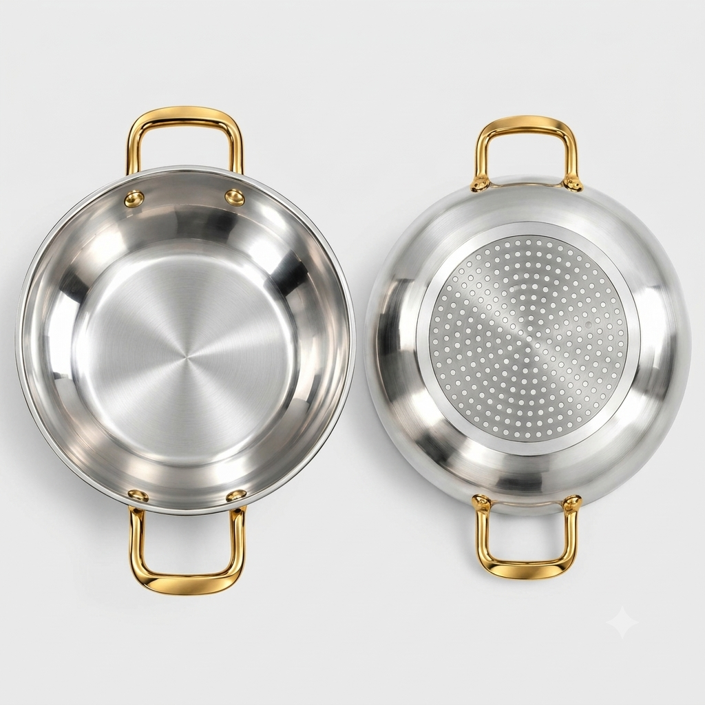 Chảo Xào Đáy Từ LUX Rainny