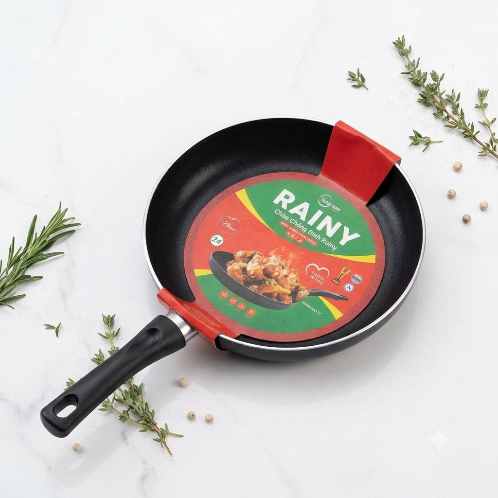 Chảo Chống Dính RAINY Công Nghệ  CaRo
